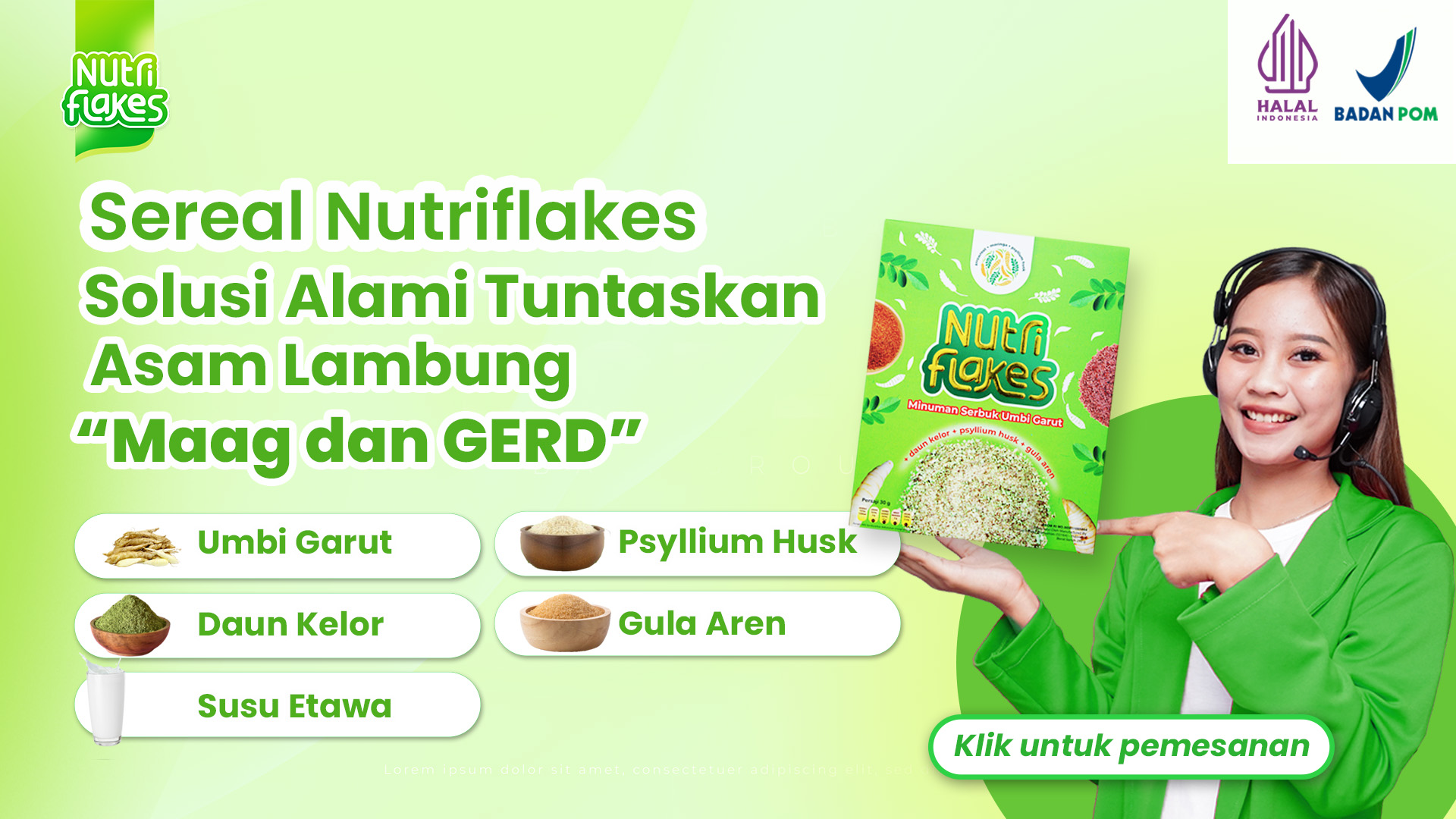 pesan nutriflakes sereal asam lambung