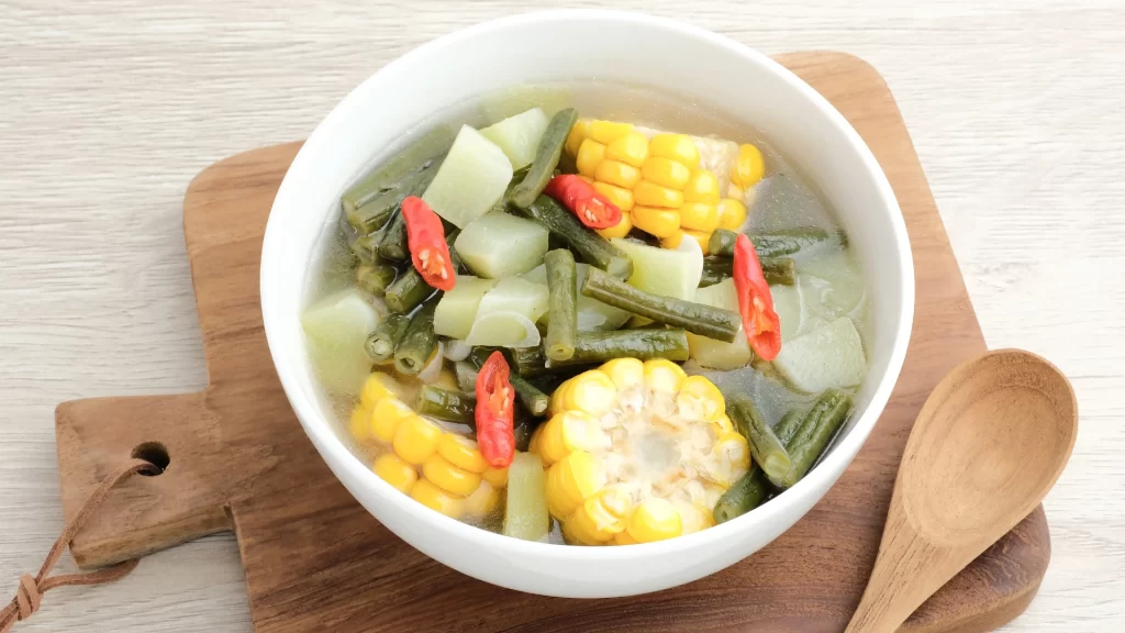 lauk pauk pelengkap nasi liwet-sayur asem